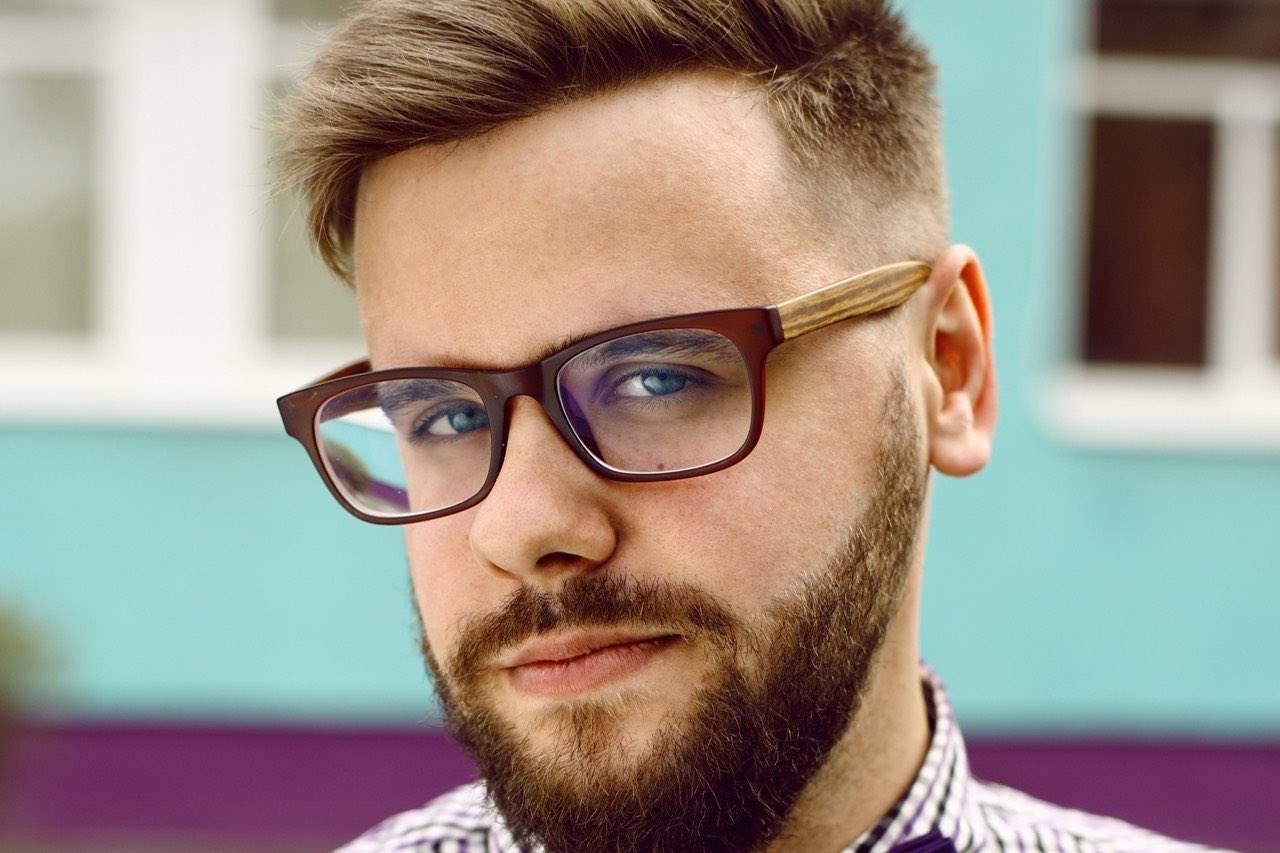 Man wearing eyeglasses in Enid