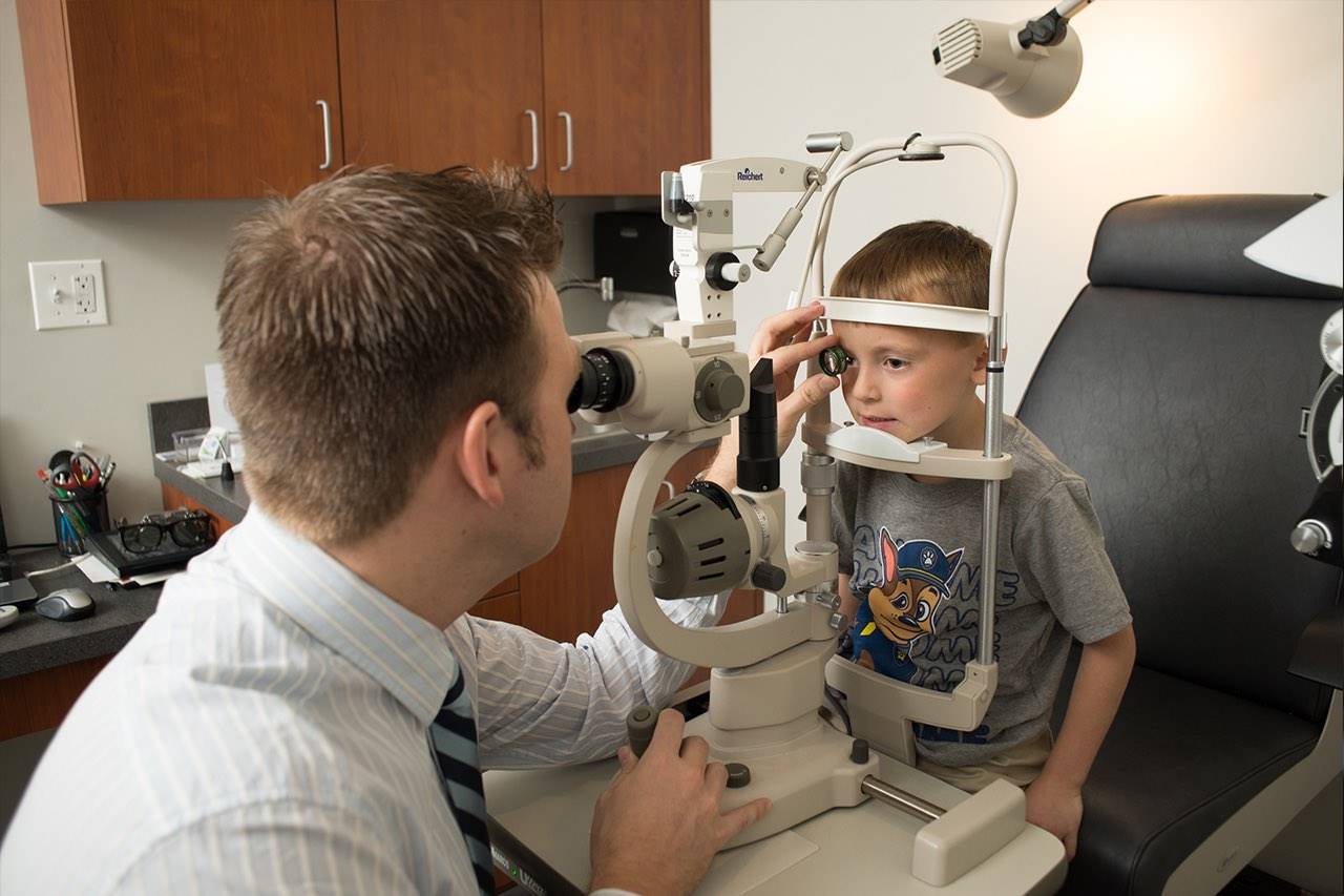 pediatric eye exam