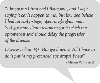 Quote about Glaucoma Treatment at Our Eye Clinic in Orange, CT