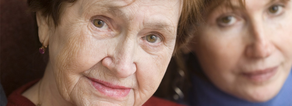 Elderly women with glaucoma in Edgewater